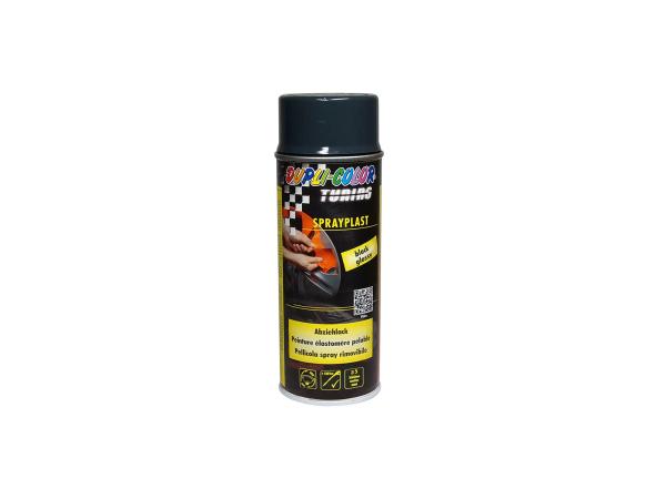 Dupli-Color Sprayplast Abziehlack, schwarz, glänzend - 400ml,  10064933 - Bild 1