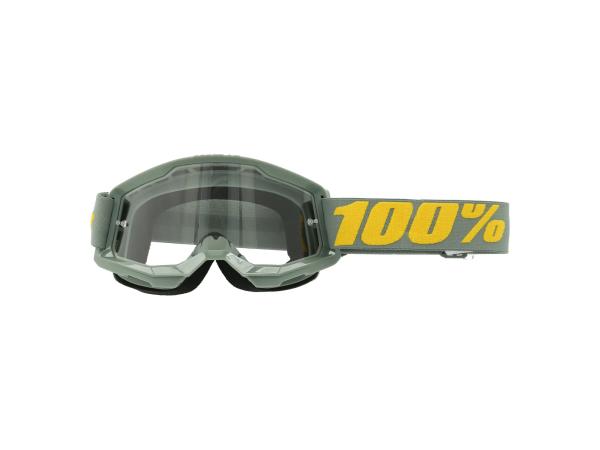 100% Motocross Brille ST2 ISIPIZI - Grau / Klar,  10071987 - Bild 1