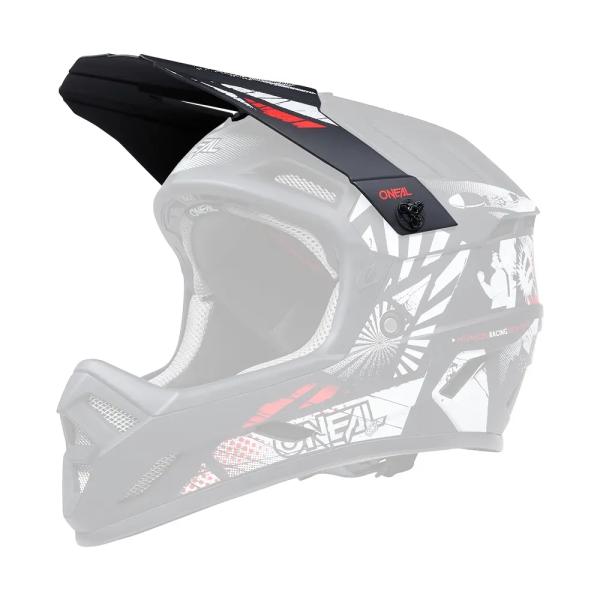 Visor BACKFLIP Helmet BOOM black/white,  10074307 - Image 1