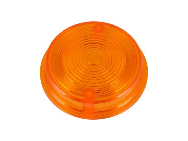 Blinkerkappe hinten, rund, orange - für Simson S50, S51, S70, SR50, SR80 - MZ ETZ, TS,  10071258 - Bild 1