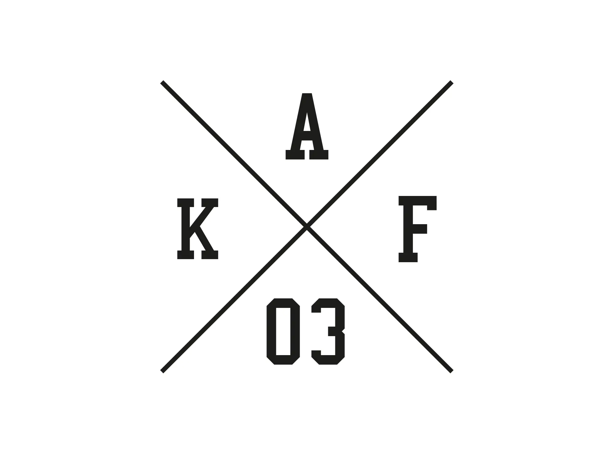 Aufkleber - "Kreuz AKF 03" Folienplot Schwarz, mit Übertragungsfolie, Art.-Nr.: 10006244 - Bild 1