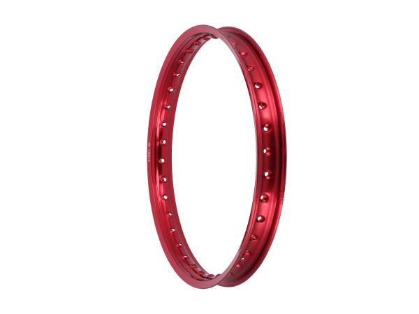 Rim 1,6 x 19" alloy rim, red anodized - Simson S53, S83,  10073390 - Image 1