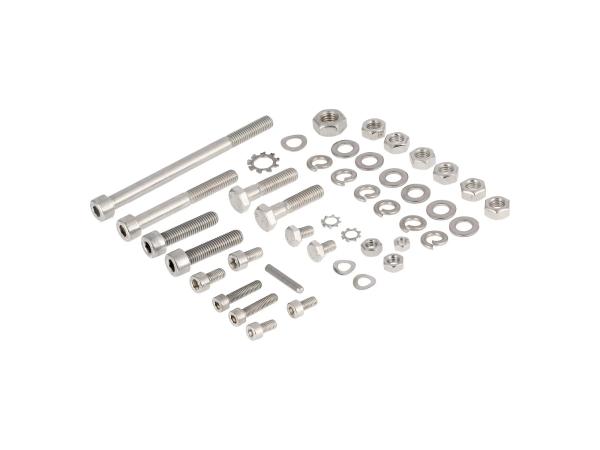 Set: Cylinder screws, hexagon socket in stainless steel for Schwalbe KR51/1 frame,  10001227 - Image 1