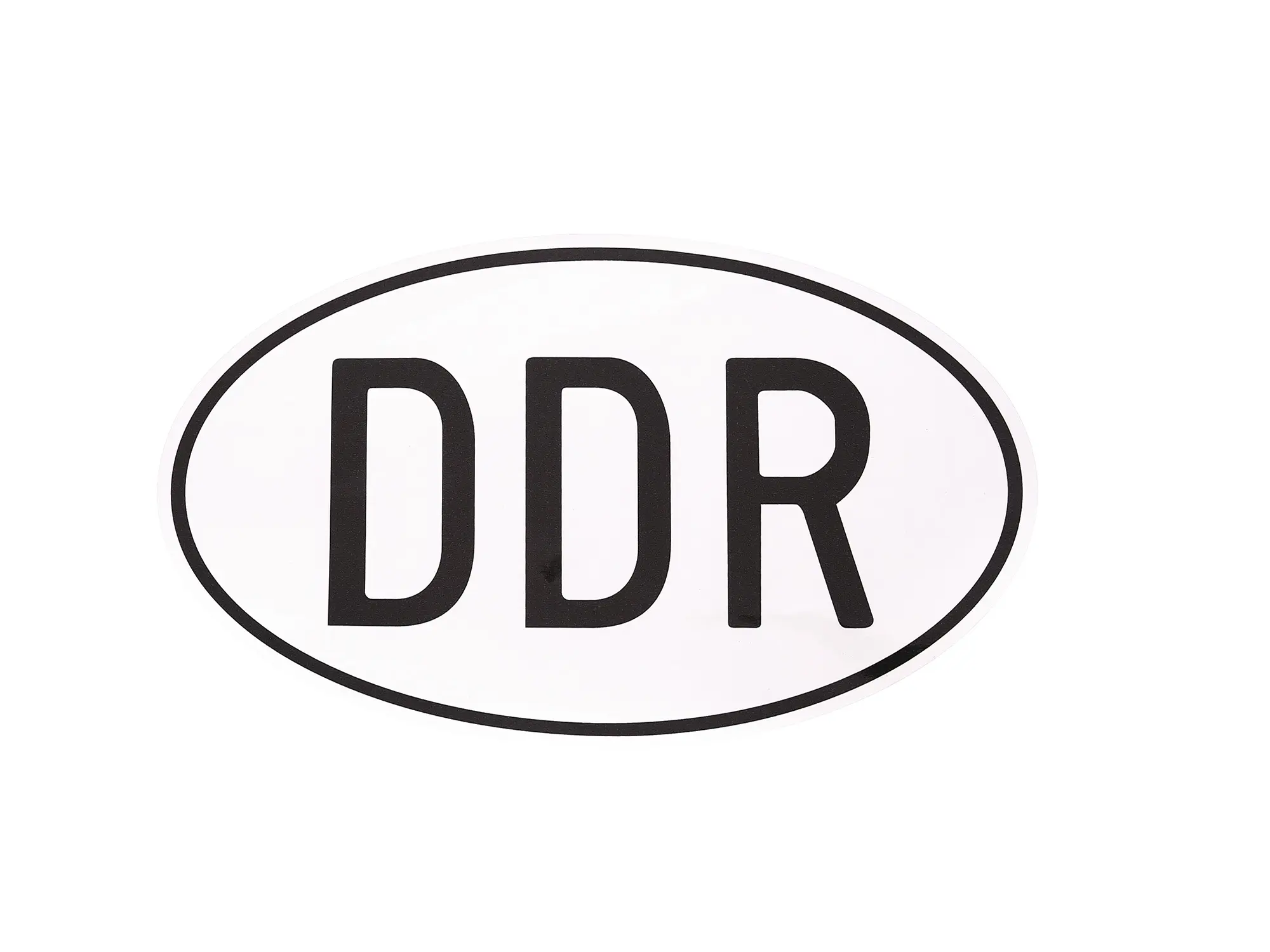 Aufkleber "DDR" 250x150mm, oval, Art.-Nr.: 10066980 - Bild 1