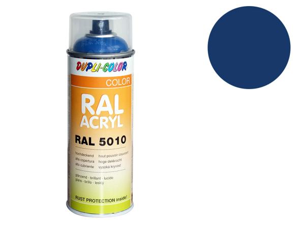 Dupli-Color Acryl-Spray RAL 5010 enzianblau, glänzend - 400 ml,  10064793 - Bild 1