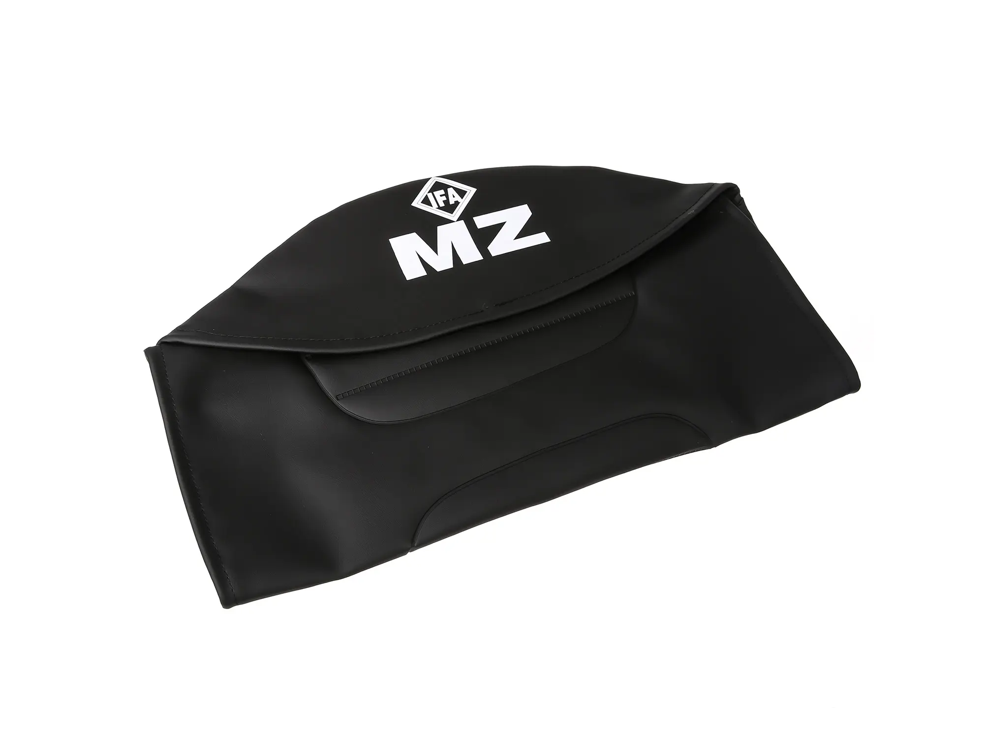 Sitzbezug strukturiert, schwarz mit MZ-Schriftzug - für MZ ETZ250, Art.-Nr.: 10055998 - Bild 1