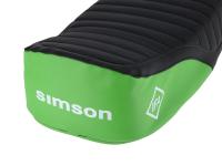Sitzbezug strukturiert, schwarz/grün für Endurositzbank mit SIMSON-Schriftzug - Simson S50, S51, S70 Enduro, Art.-Nr.: 10077946 - Bild 5