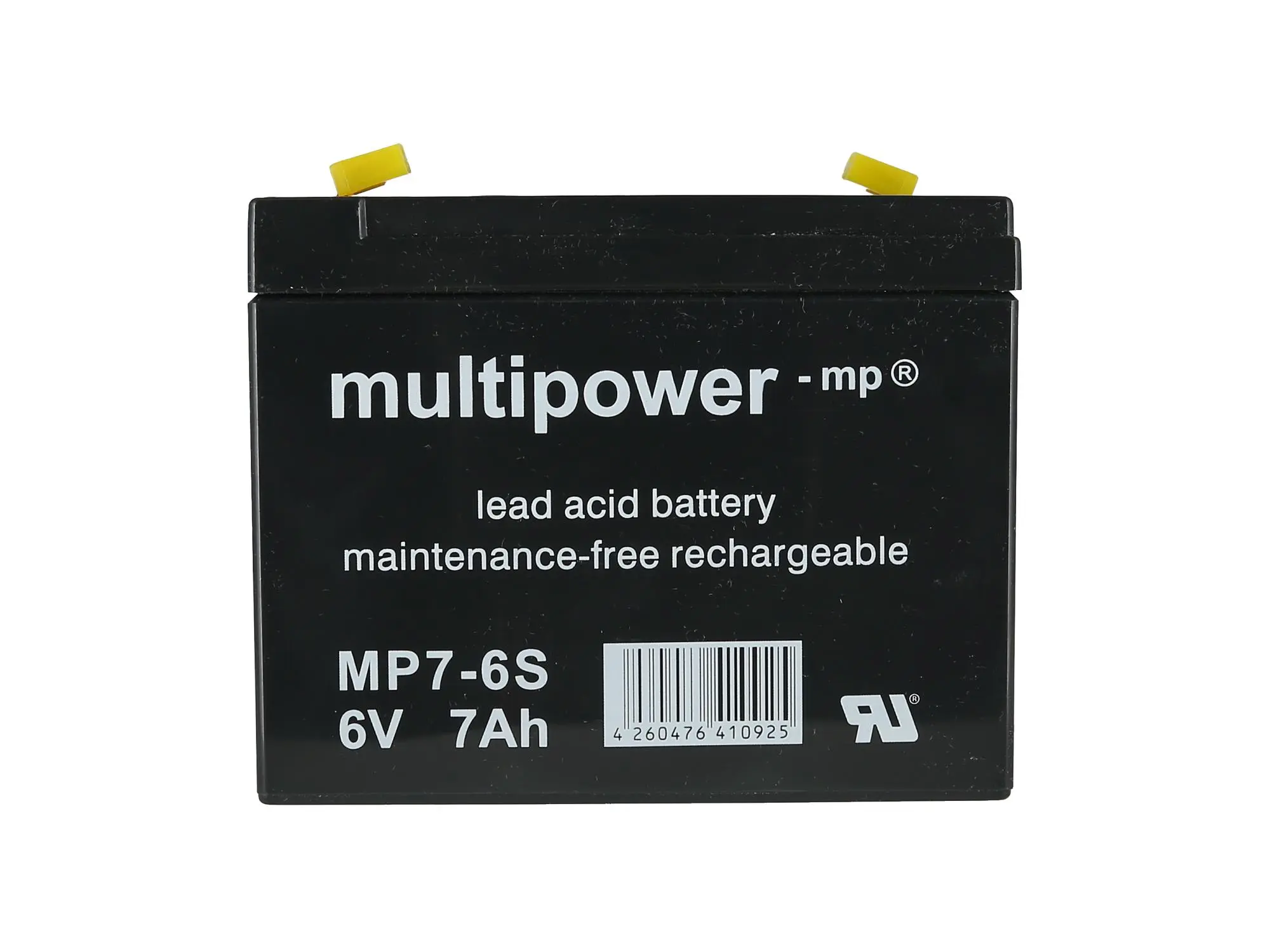 Batterie 6V 7Ah Multipower (Gelbatterie), Art.-Nr.: GP10000569 - Bild 1