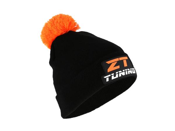 Bommelmütze "ZT-Tuning" - Farbe Schwarz / Orange,  10072974 - Bild 1