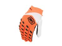 Handschuh Airmatic - Neon Orange/Weiß/Schwarz