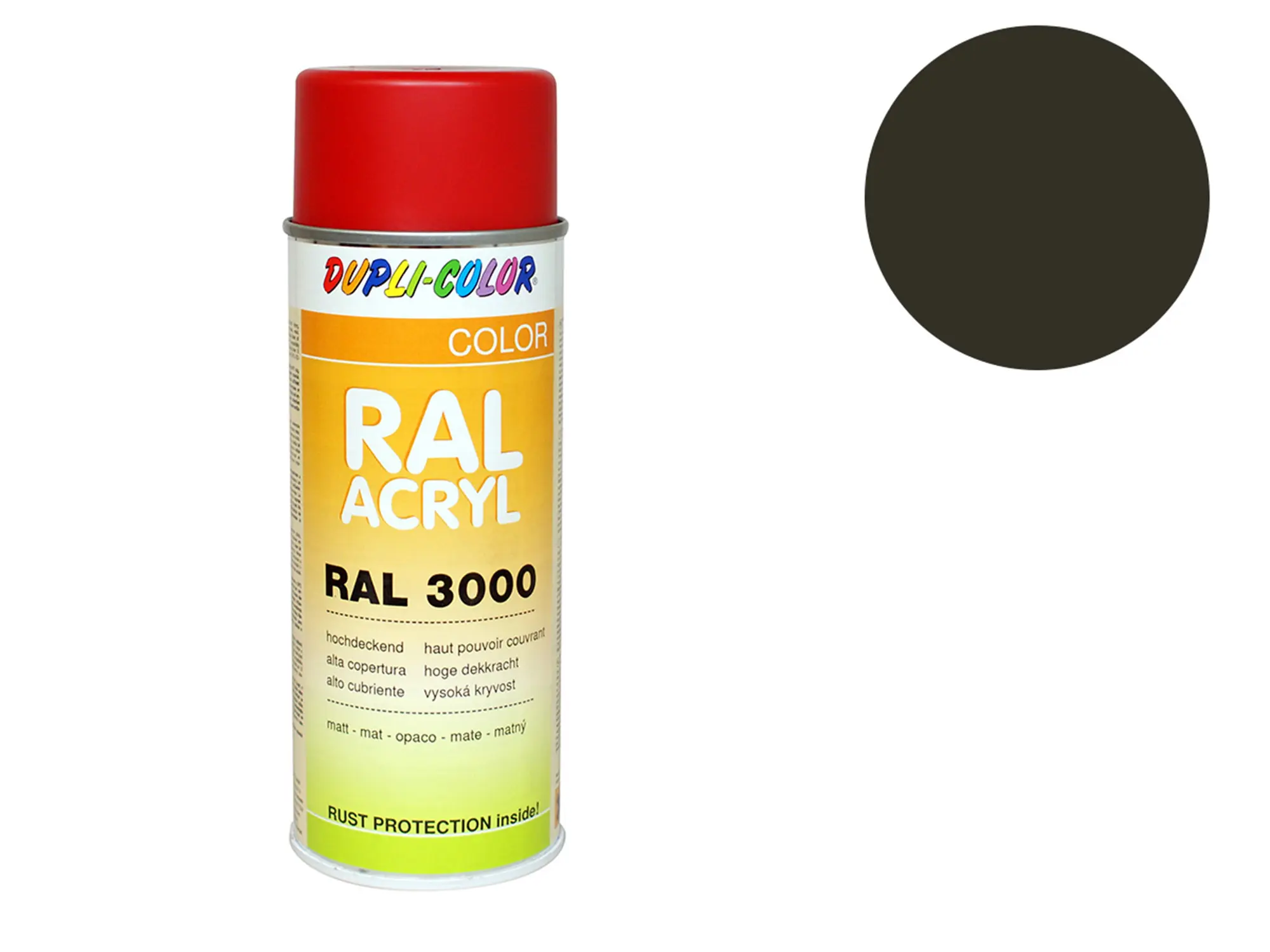 Dupli-Color Acryl-Spray RAL 6014 gelboliv, matt - 400 ml, Art.-Nr.: 10064820 - Bild 1