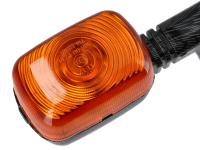 Blinker eckig, Carbon-Optik, mit orangenem Glas - Simson S53, S83, SR50, SR80, Art.-Nr.: 10001591 - Bild 4