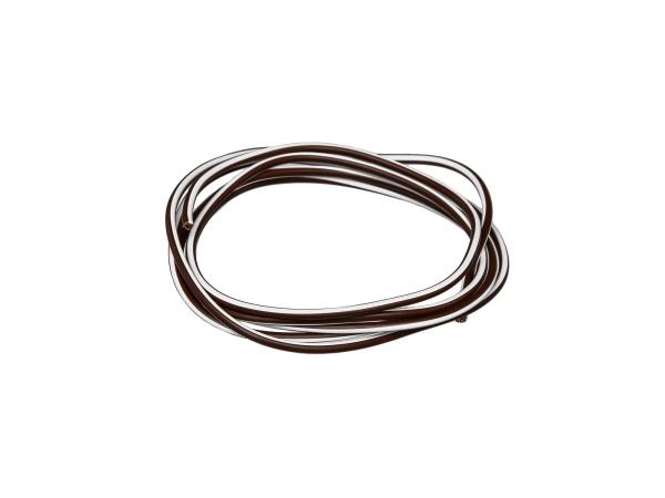 Kabel - Braun/Weiß 0,50mm² Fahrzeugleitung - 1m,  10001779 - Bild 1