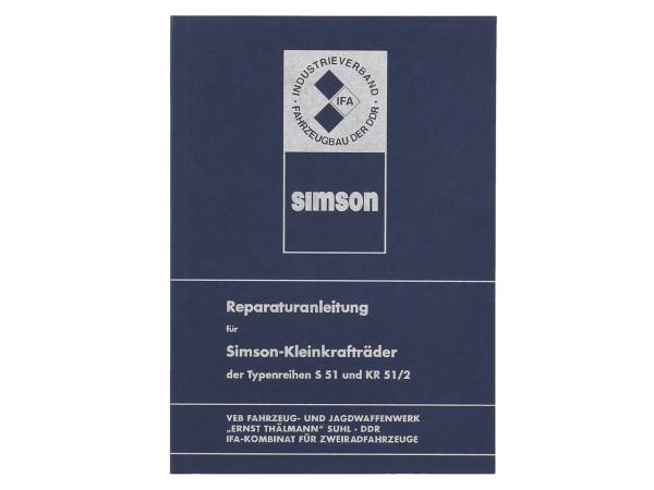 Buch - Reparaturanleitung Simson S51, Schwalbe KR51/2 (ohne Schaltpläne),  10030854 - Bild 1