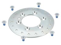 Front hub f. Disc brake - colourless anodized - Simson MS50, S53, S83, Item no: 10039097 - Image 6