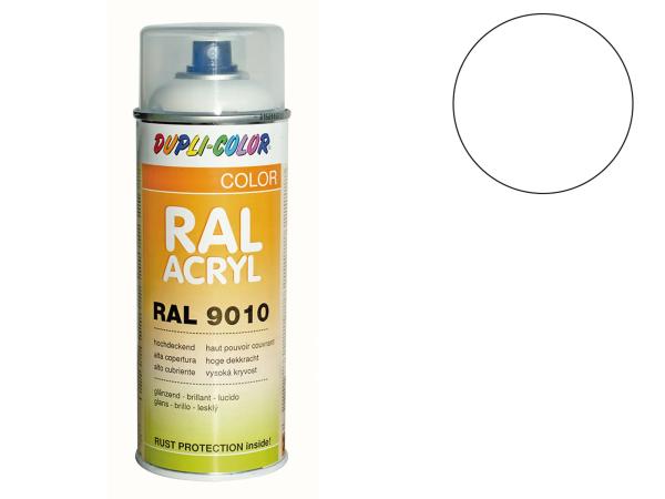 Dupli-Color Acryl-Spray RAL 9003 signalweiß, glänzend - 400 ml,  10064877 - Bild 1