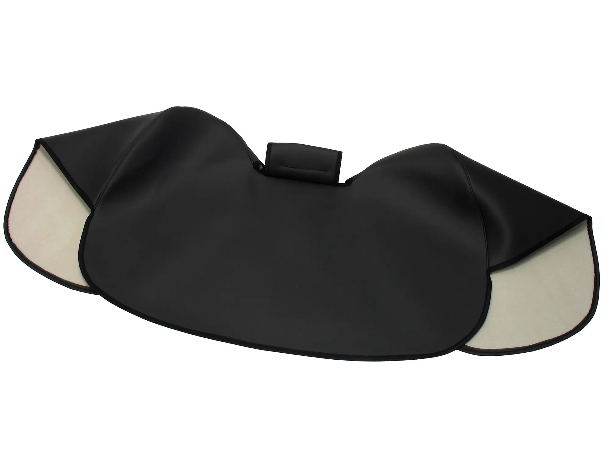 B-Ware - Knieschutzdecke schwarz, gefüttert, Handarbeit - für Simson S50, S51, S70, Art.-Nr.: 99002219 - Bild 1