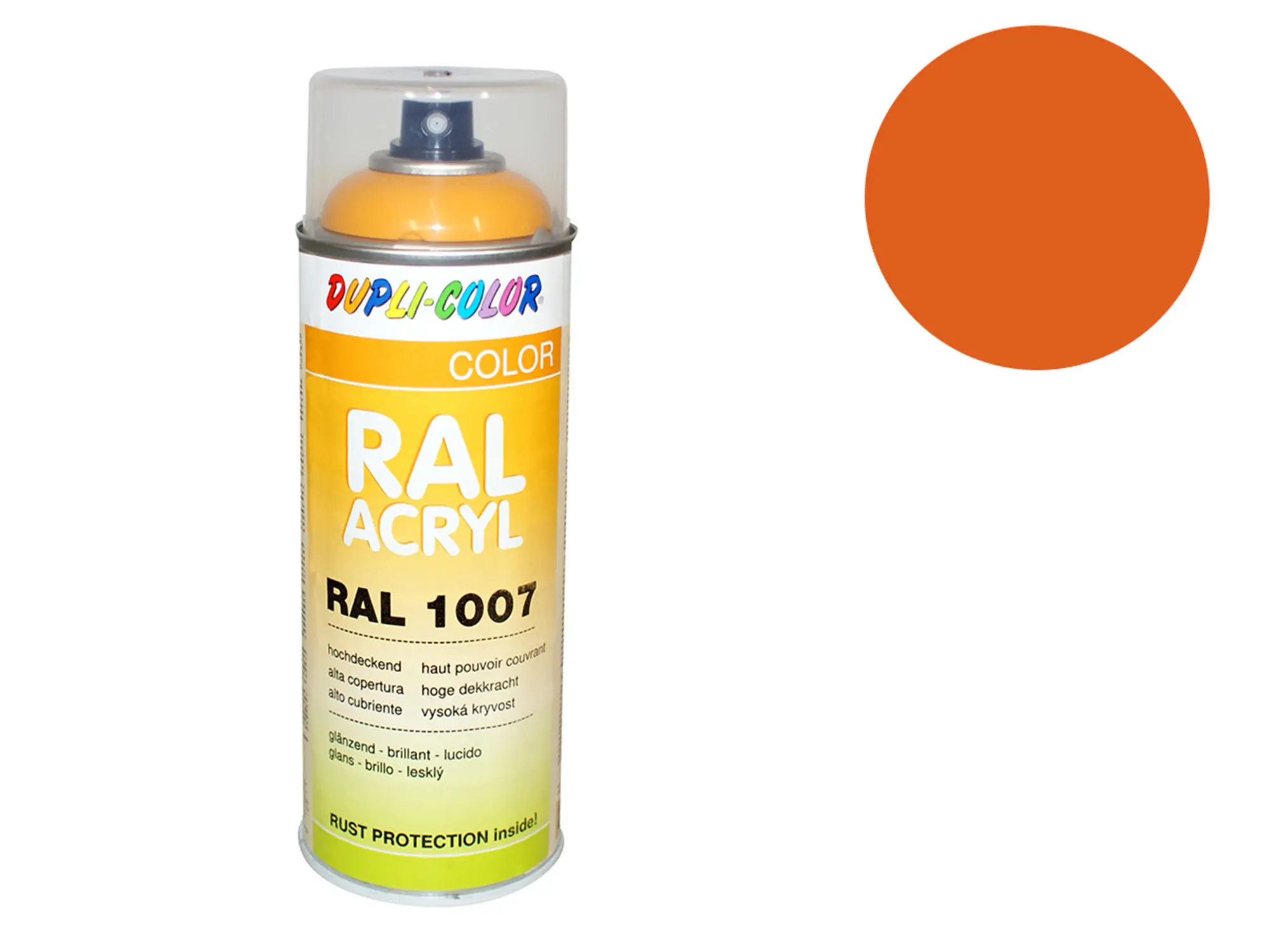 Dupli-Color Acryl-Spray RAL 2000 gelborange, glänzend - 400 ml, Art.-Nr.: 10064754 - Bild 1