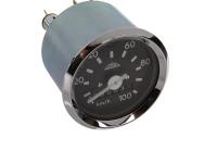 Tachometer mit Chromring mit Blinkkontrolle, bis 100kmh, Art.-Nr.: 10044042 - Bild 3
