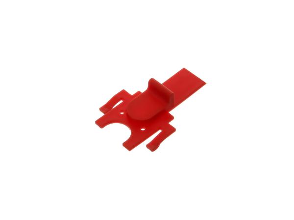 Zündschlossabdeckung rot, Armaturenträger - Simson S53, S83 C, CX,  10066558 - Bild 1