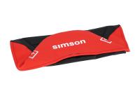 Sitzbezug strukturiert, schwarz/rot für Endurositzbank mit SIMSON-Schriftzug - Simson S50, S51, S70 Enduro, Art.-Nr.: 10002831 - Bild 1