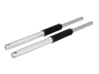 Gebraucht - Set: ZT-Tuning Telegabel Silber, für Trommelbremse, hydraulische Dämpfung - für Simson S50, S51, S70, S53, S83