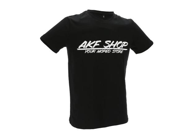 T-Shirt "AKF Shop - your moped store" in Schwarz,  10070108 - Bild 1