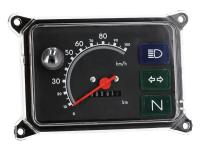 Tachometer, komplett mit Beleuchtung, 12V, 100 Km/h - für SR50, SR80, Art.-Nr.: 10078477 - Bild 1