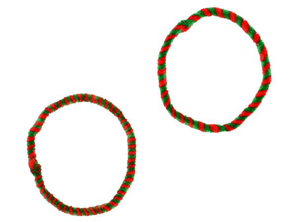 Nabenputzringe Rot/Grün (Set 1x 25cm + 1x 30cm für Fahrrad),  10078581 - Image 1