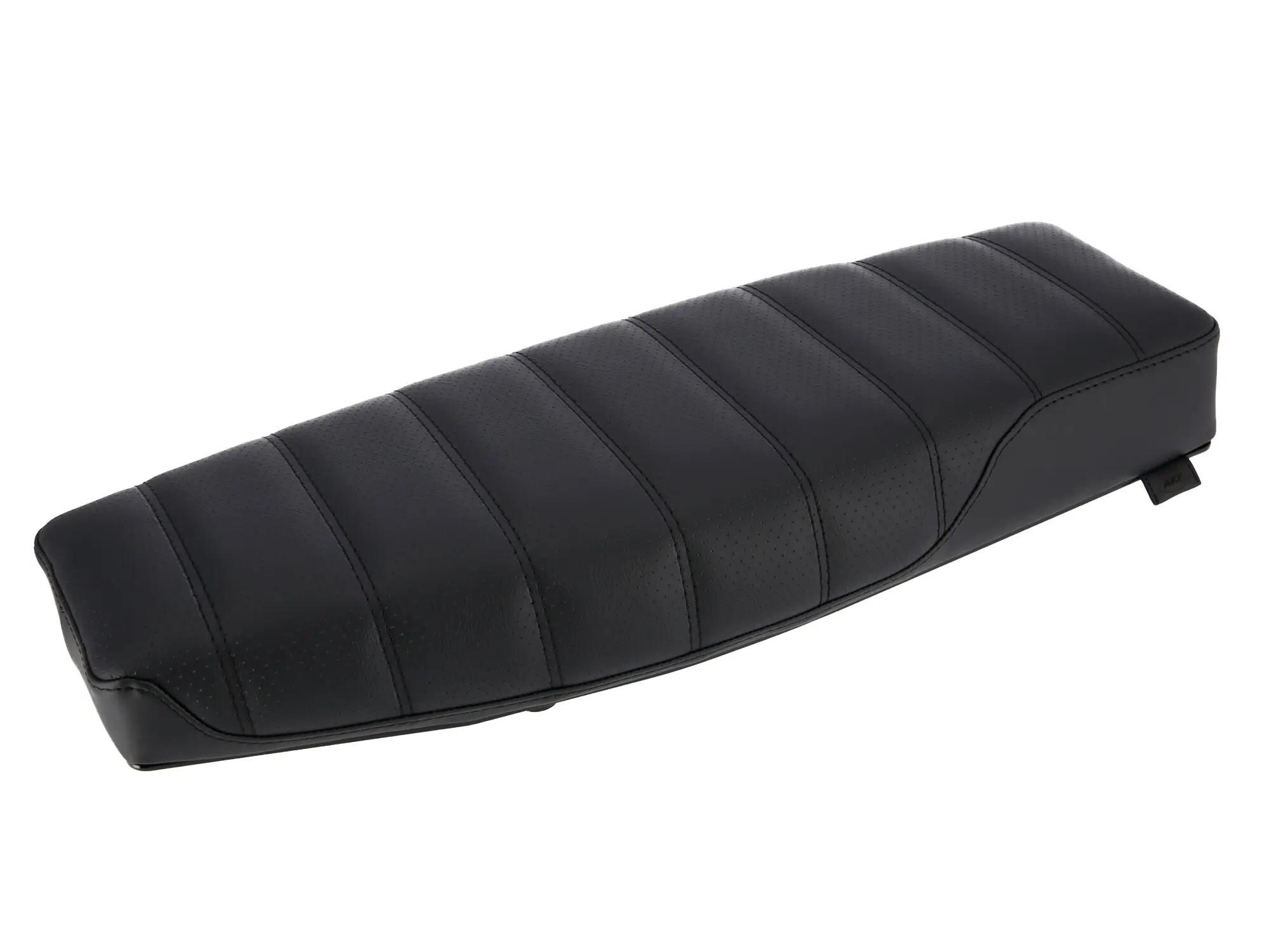 Tuning Sitzbank flach abfallend schwarz mit Quernähten S50, S51