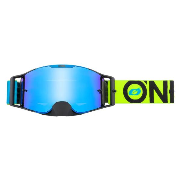 B-30 BOLD Motocross Brille - Blau/Neon Gelb - Radium Blau,  10071683 - Bild 1