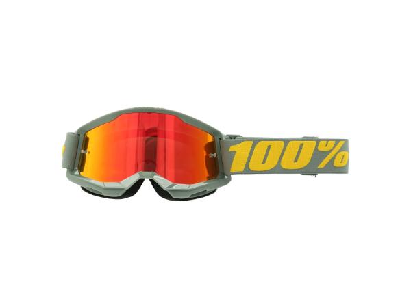100% Motocross Brille ST2 ISIPIZI - Grau / Verspiegelt,  10071976 - Bild 1