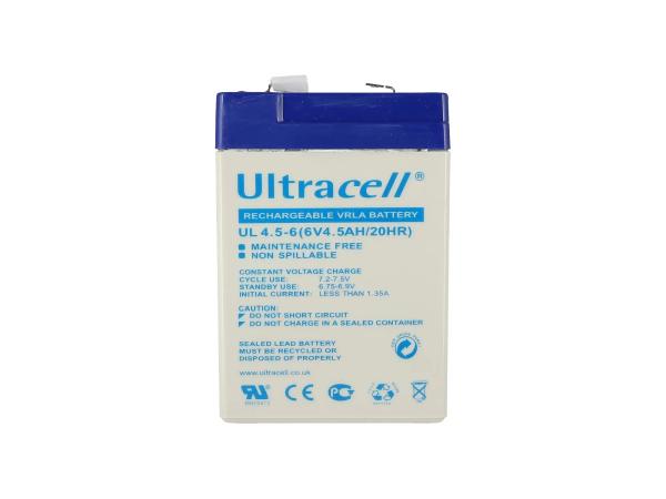 Batterie 6V 4,5Ah Ultracell (Gelbatterie),  GP10000565 - Bild 1