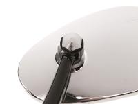 Chrome mirror left, handlebar inner mounting, plastic arm black, Item no: 10067384 - Image 4
