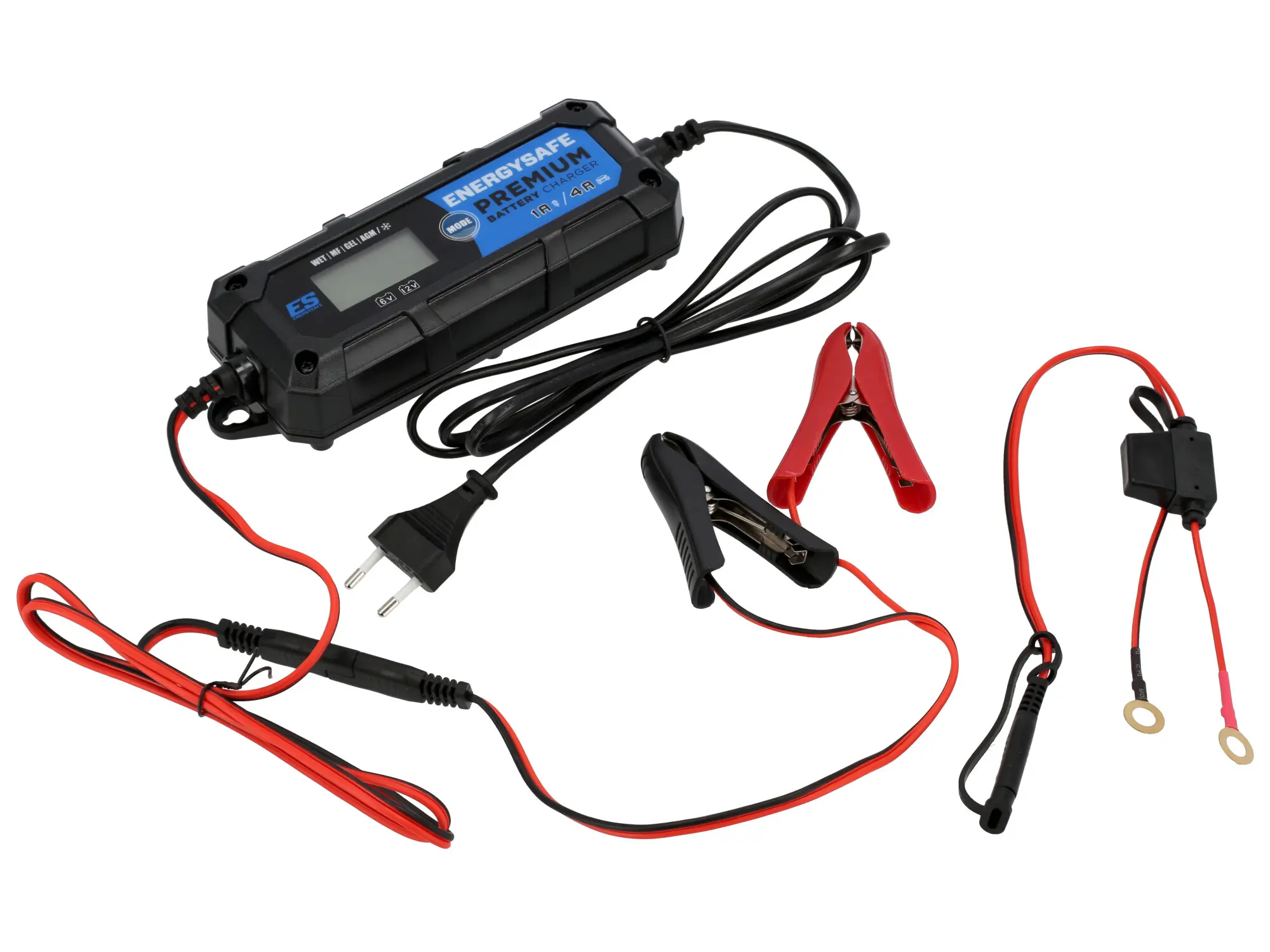 Ladegerät für Batterie 6 - 12 Volt von Energysafe (1,2 bis 120Ah), Art.-Nr.: 10075704 - Bild 1