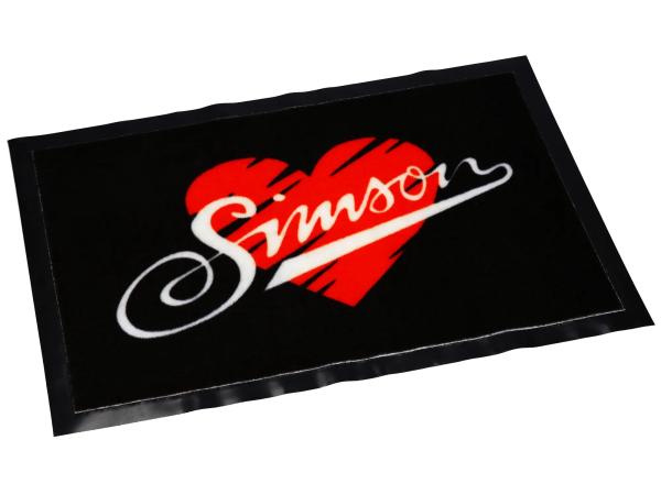 Fußmatte "I love SIMSON" 36x56cm - Schwarz,  10075895 - Bild 1