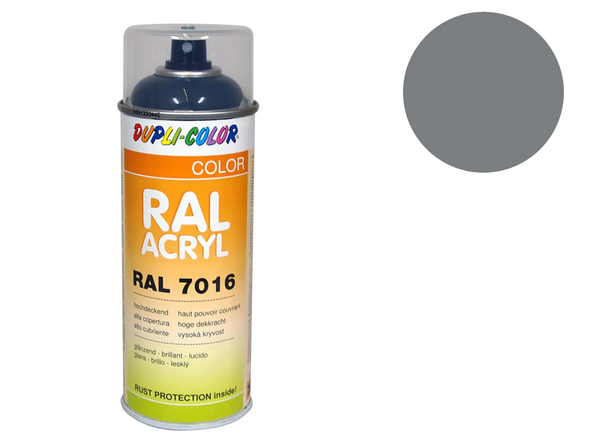 Dupli-Color Acryl-Spray RAL 7037 staubgrau, glänzend - 400 ml, Art.-Nr.: 10064856 - Bild 1