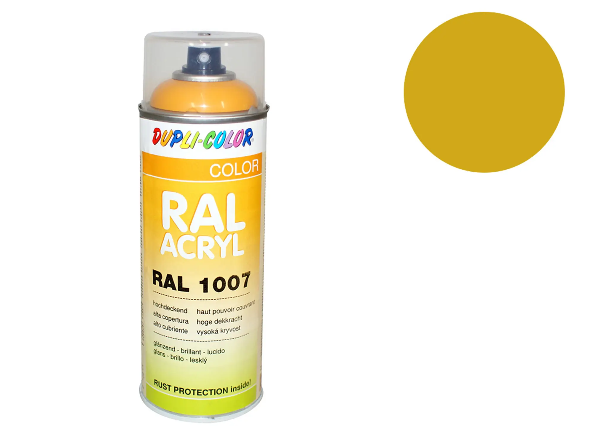 Dupli-Color Acryl-Spray RAL 1002 sandgelb, glänzend - 400 ml, Art.-Nr.: 10064734 - Bild 1