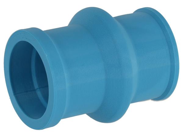 Ansaugmuffe Hellblau, 3D-Druck, für Gehäusemittelteil Original auf Vergaser - für S51, S50, S70, S53, S83,  10072104 - Bild 1