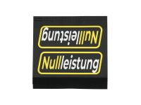 Cover für Lenkschutzpolster "NULLLEISTUNG" Schwarz/Gelb/Weiß, Art.-Nr.: 10071932 - Bild 2