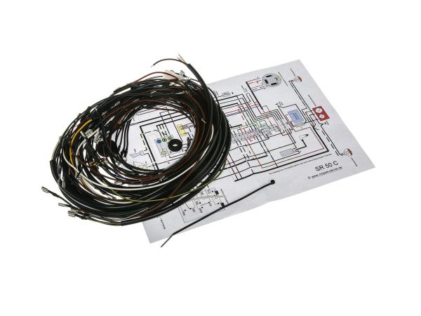 Kabelbaumset SR50 C, 12V-Elektronikzündung mit Schaltplan,  10013524 - Bild 1