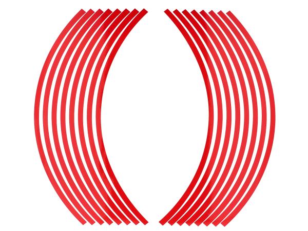 Racing Felgenband Rot, Aufkleber für Felgenflanke,  10076816 - Image 1