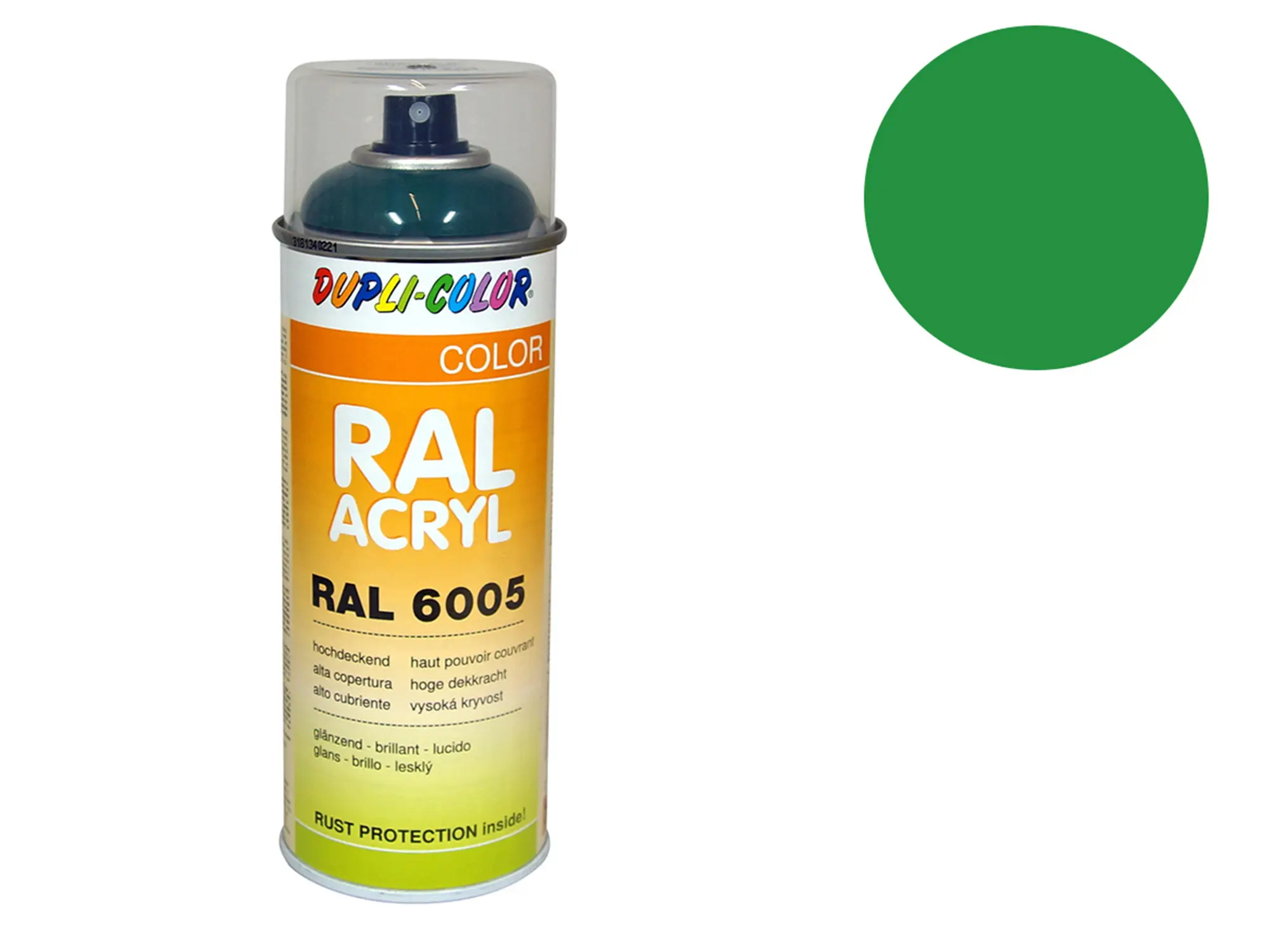 Dupli-Color Acryl-Spray RAL 6024 verkehrsgrün, glänzend - 400 ml, Art.-Nr.: 10064827 - Bild 1