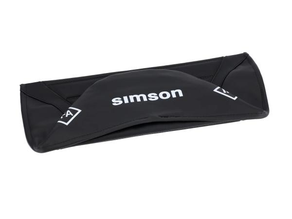 Sitzbezug strukturiert, schwarz für Endurositzbank mit SIMSON-Schriftzug - Simson S50, S51, S70 Enduro,  10002833 - Bild 1