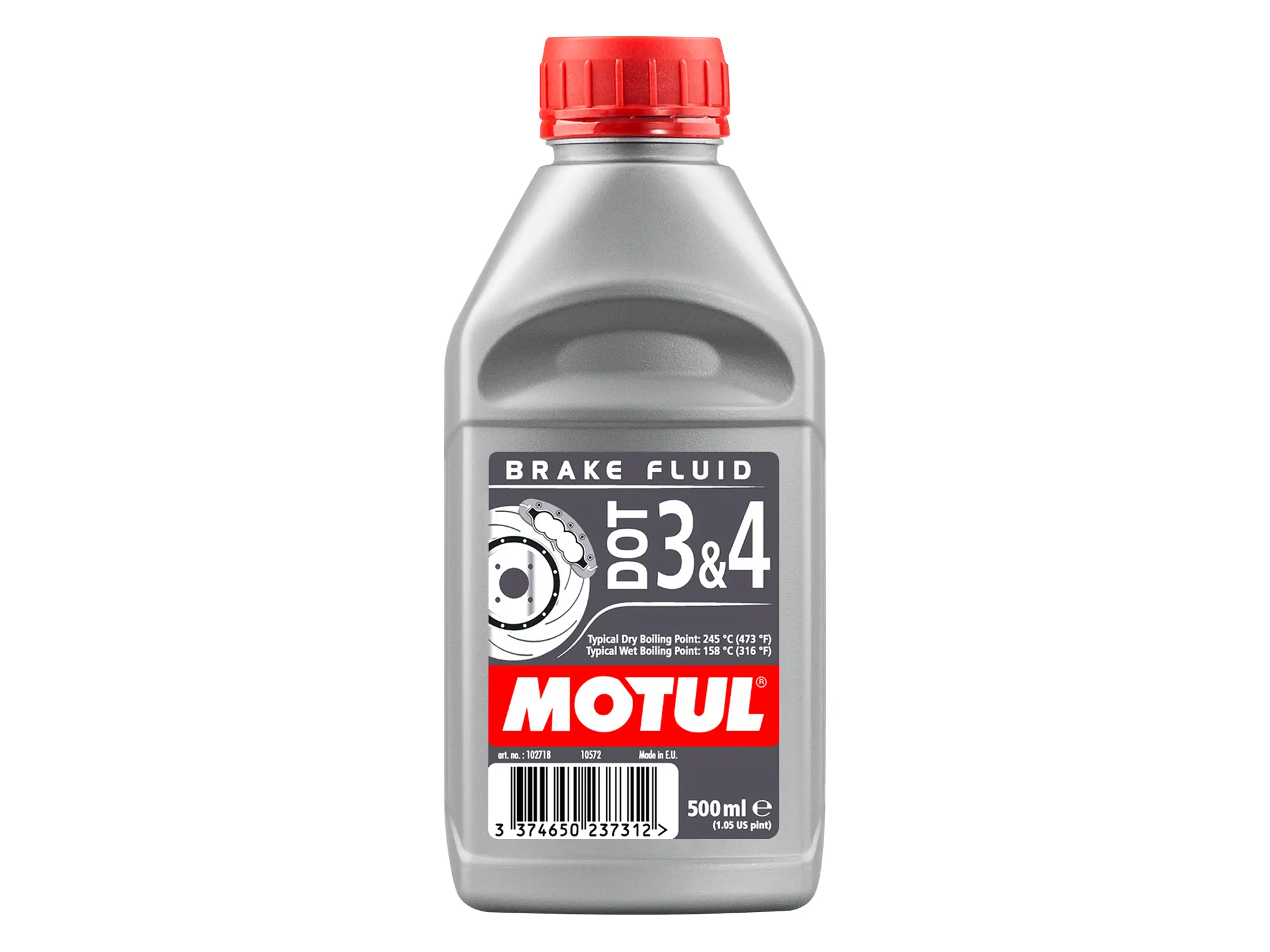 MOTUL DOT 3+4 Brake Fluid - Bremsflüssigkeit - 0,5 Liter, Art.-Nr.: 10055410 - Bild 1