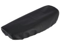 Smooth seat cover, black with SIMSON logo - Simson S53, S83, SR50, SR80, Item no: 10002829 - Image 2