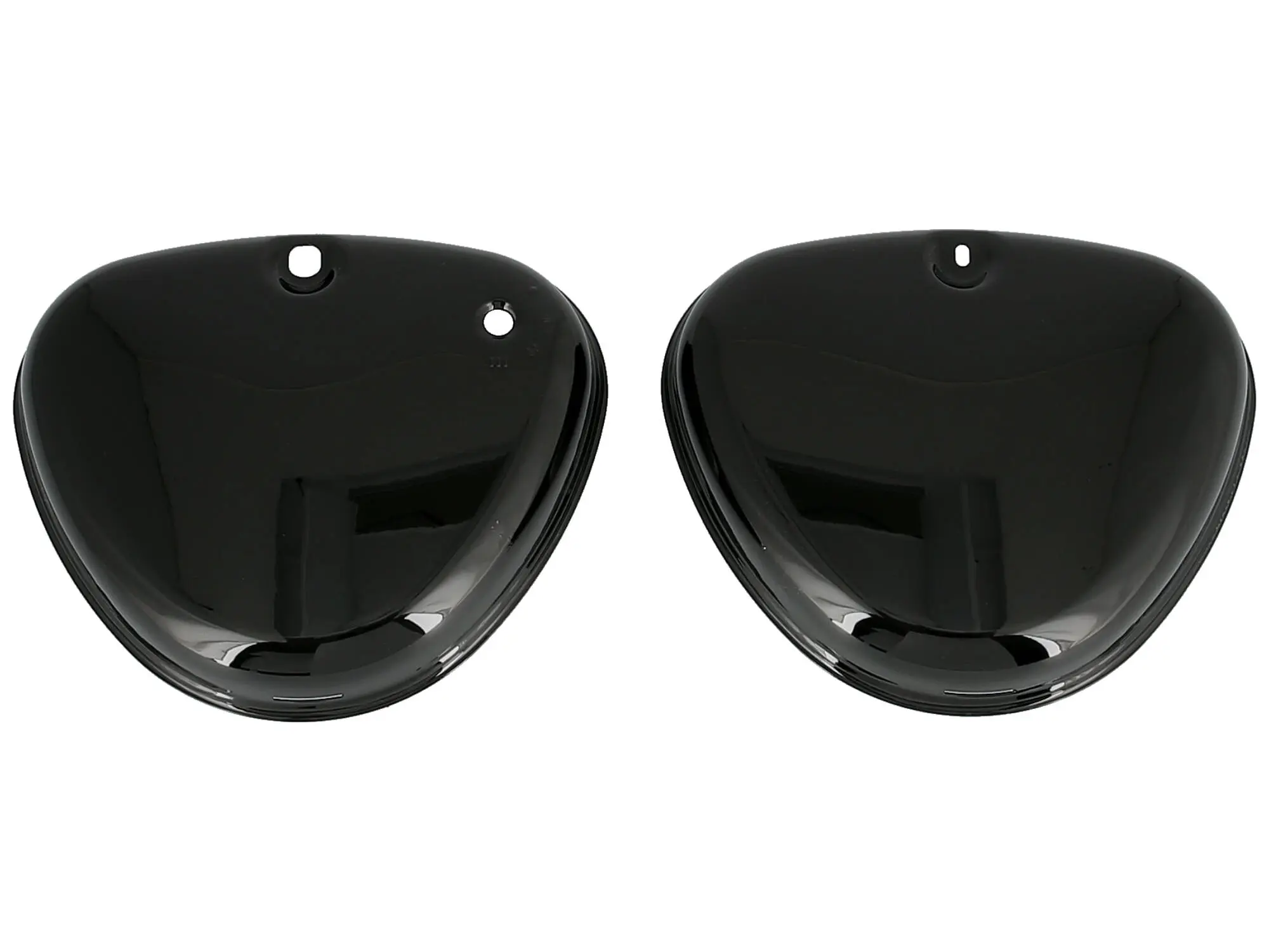 Set: tank + side cover, black RAL 9005 - for Simson S50, S51, S70