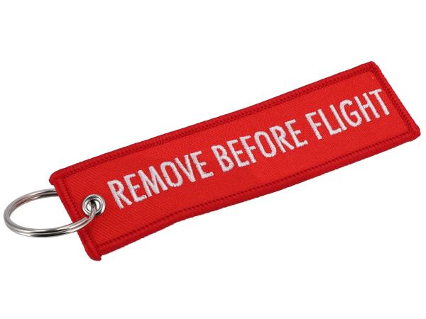 Schlüsselanhänger "REMOVE BEFORE FLIGHT",  10020723 - Bild 1