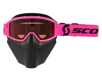 SCOTT Primal Safari Facemask - Schwarz/Pink