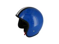 ARC Helm "Modell A-611" Retrolook - Blau mit Streifen, Art.-Nr.: 10069591 - Bild 4